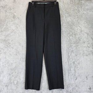 Babaton Dress Pants Womens 6 Black Straight Leg Stretch Work Trousers Aritzia